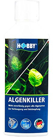 Hobby Aquaristik Algenkiller I Algen sicher bekämpfen ohne den Tieren zu schaden I 250 ml