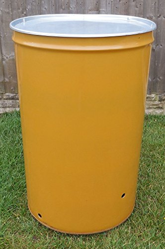 210L BURNER BIN / INCINERATOR BIN WITH LID