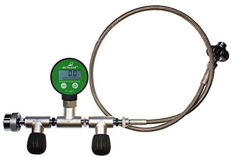 METALSUB Schlauch übertragen Sauerstoff NEVOC, mit Manometer. (200 cm)