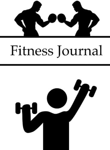 Fitness Journal: Trainingstagebuch A5, zum Ausfüllen und Eintragen deiner Erfolge im Fitnessstudio, Krafttraining, Cardio, Hanteltraining