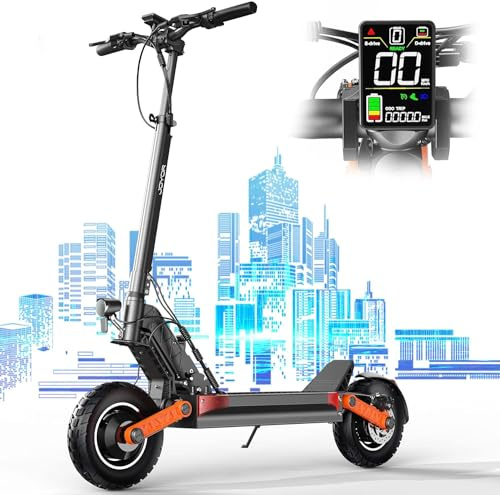 JOYOR S5-Z monopattino elettrico adulto, 48V13AH,Resistenza fino a 55-60KM Carico Massimo 150 kg, Pneumatici Da 10 Pollici, Uno Scooter Elettrico Pieghevole è Con indicatori di direzione