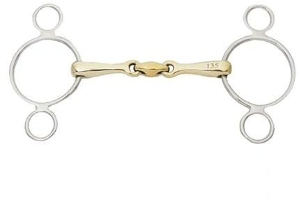 3-Ring Gebiss KavalBit 16mm - doppelt gebrochen
