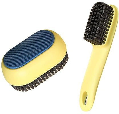 2 Pcs Cleaning Brush,Soft Bristle Brush, Multifunction Laundry Scrub Brush,Portable Soft Plastic Cleaning Washing Brushs, for Clothes Shoes Sneaker
