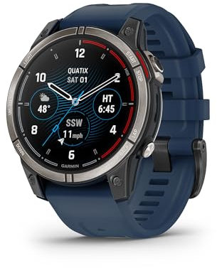 Garmin quatix® 7 Pro Premium GPS Marine Smartwatch con display AMOLED, torcia a LED, attività nautiche e nautiche, previsioni di pesce e controllo motore per pesca alla traina