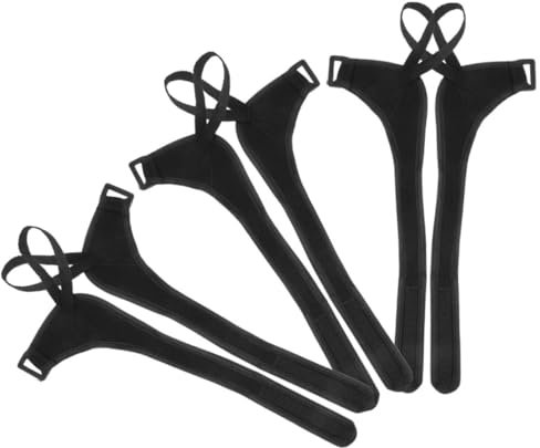 Happyyami 6pièces Sangle pour Canne De Marche Fixation Poignet pour Bâton Randonnée Passant Bande Support Accessoire Femme Équipement Trek