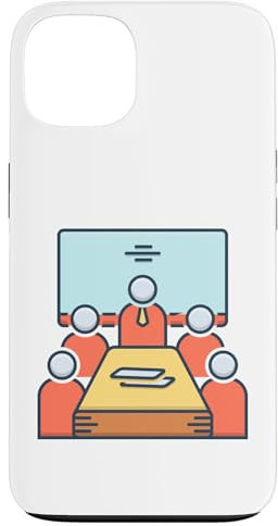 Meeting in The Conference Room Boardroom Meeting Office Case for iPhone 13