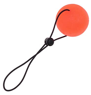 WRITWAA Kleiner Handtrainer Ball mit Hochelastischer Schnur Mittelstarker Griffkraft Übungsball aus Langlebigem Material Stressabbau und Fingerkräftigung Tragbarer Dekompressionsball