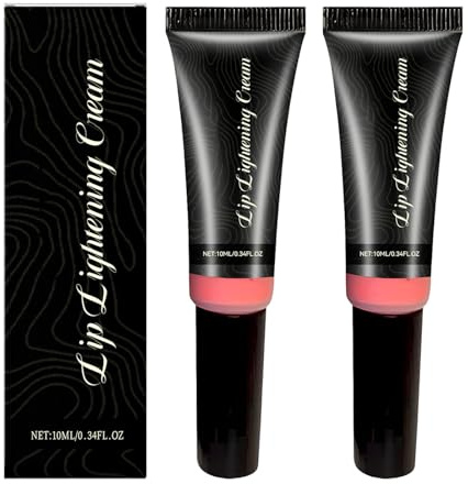 Lip Lightening Balm for Dark Lips, Lip Hyperpigmentation Treatment, Brightening Lip Balm for Smokers and Non-Smokers, Repair Reduce Lips Lines, Softening Lip Care, Moisturizing and Nourishing (2)