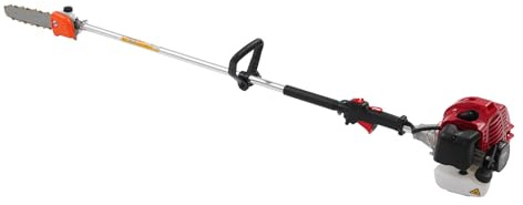 Benzin Stangensäge 1,7HP 1,5m Stangenlänge, 43cc Gartensägeaufsatz, Benzin Hochentaster Motorsäge mit Brillen & Handschuh & Schultergurt, Teleskopsäge max 2,1m Langer Reichweite