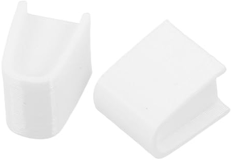 Kisangel 2pcs White Dimmer Light Switch Knob Replacement for Skyl Series – Modern Wall Dimmer Knobs with Split Slider for Home Renovation and Fan Control