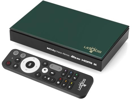 Ugoos SK1 Lite 8K Ultra HD TV Box Amlogic S928X-K Android 14.0 LPDDR4 4GB RAM 164GB WiFi6 1000M BT5.2 USB3.0 Support AV1 H.265 8K 60fps VP9 HDR Box