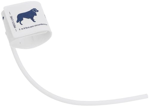 CIMAXIC Manchon de Tension Artérielle pour Animaux Tissu Non Tissé Confortable et Fiable, Brassard Sécurisé pour Chat, pour Surveillance Vétérinaire