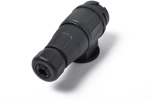 Operitacx Conector Eléctrico Adaptador de Enchufe de Remolque Conexión Segura de Plástico y Cobre de 13 Pines y 12 V y Resistente Oxidación para Cables de Remolque
