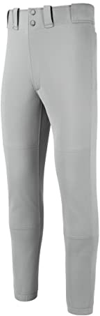 Mizuno boys Youth Select Baseball Pant, Gray, Medium US