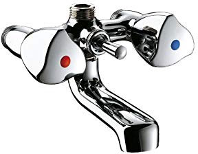 mélangeur bain-douche - mâle 15 x 21 - entraxe 110 mm - bec fixe - delabie d2410