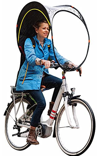 Bub-up Regenschutz für Fahrrad, ersetzt regenkleidung (wasserdicht, jacke, regencape, parka, regenponcho, regenschirm, ...).Fahrrad regencover