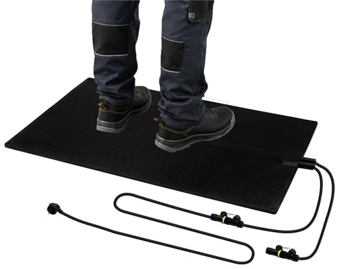 300W Gummi-Heizmatte, Outdoor Heizmatte 60x100cm, bis 60°C, IP65 Spritzwasserschutz