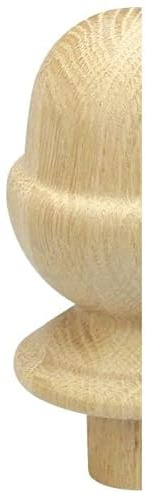 Jackson Woodturners Oak Acorn Half Newel Cap 82mm