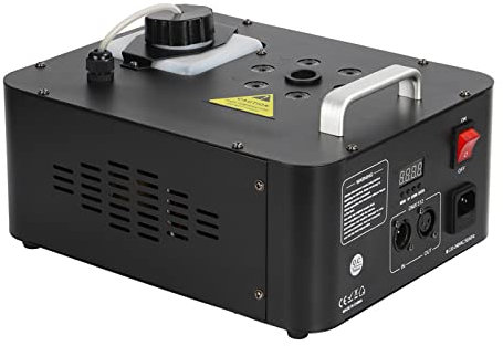 QBREZA Máquina de Humo de 900w, 6 columnas de Aire Led a Todo Color, máquina de Humo, Barra de Boda, iluminación de Escenario, máquina de pulverización hacia Arriba