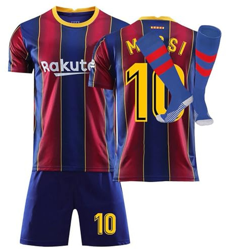 Umiquansome Trikot Kinder 23/24 Fussball Trikot Kinder Set Fußball Trikot Set Fußballtrikot Trainingsanzug Sportshirt Herren/Junge Football Training Tshirts Shorts und Socken Anzug