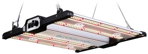 BLOOMINGREEN LED Grow Light with LM301B Diodes Deeper Penetration, 100 Watts Dimmable Full Spectrum Growing Lights for Indoor Plants Fixtures Germination Seedlings Vegetables Greenhourse NP100