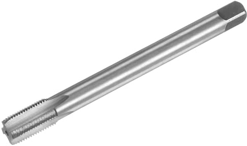 QUARKZMAN Taraud Métrique à droite, M13 x 1.25 H2 130mm Taraud et Filière en HSS6542 à 4 Cannelures Droites Tarauds à Fileter Extra Longue pour le Taraudage et le Filetage d'Outils