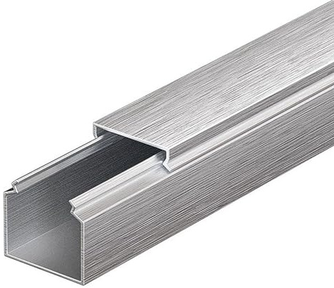 RobustWeg Cable Trunking,Speaker Wire Hider,Aluminium Cable Duct,Decorative Wire Hider,Cable Cover,Cable Management,Electrical Cable Management,Square,Paintable,Cable Management For Home Office