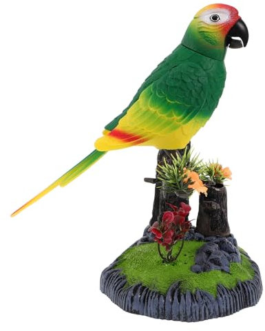 PHENOFICE Interactive Electric Bird Toy Sensory Bird Plaything for Boy Girl Realistic Singing Chirping Sounds Engaging Educational Activity for Home School