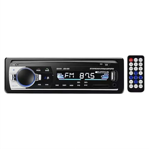 Single Din Car Stereo With Bluetooth/SD/USB/AUX Mode, Car Radio Audio Systems Mp3 / WMA/FM /, No Cd DVD Player