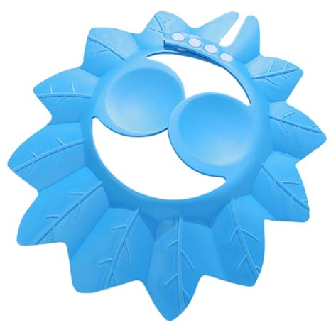 Kustimantu Panneau de protection pour bébé - Visière de bain pour - Shampoing doux - Bonnet de bain réglable - Garde de douche pour les tout-petits