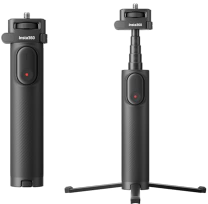 Insta360 Foldable 2-in-1 Selfie Stick Remote Kit with 1/4 Mount