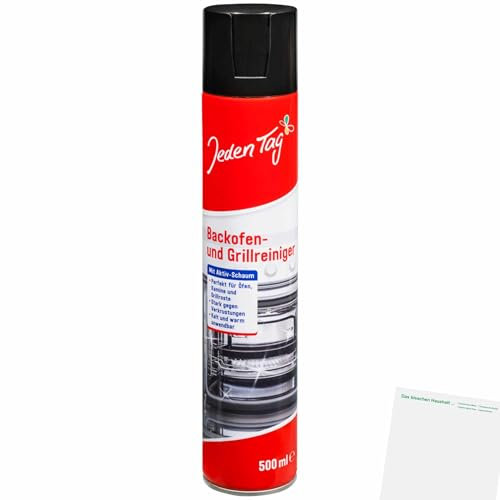 usy Lot de nettoyant pour four et barbecue tous les jours (boîte de 500 ml) + bloc usy