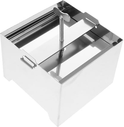 FUNNETOYU DIY Tofu Press Maker Stainless Steel Bean Curd Mold Tofu Making Tool Cheese Presser Accessories Storage Box