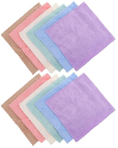 GLEAVI Lot de 12 Serviettes de Bain pour Cochons d'Inde en Polaire Douce Doublures de Cage Absorbantes et Respirantes Accessoires pour Petits Animaux Tapis de Literie Confortable et