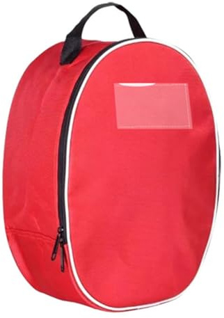SageFurned 1600D Oxford Fechten Helm Tragetasche mit Griff, 41×17×20cm Aufbewahrungstasche für Maske, Handschuhe, Klebeband - Rot