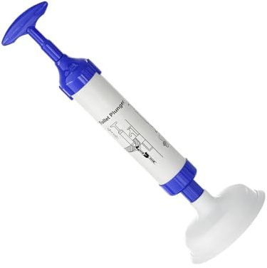 Emdvsco Potente stantuffo per WC con pompa ad aria ad alta pressione, sbloccante per scarico di lavello, bagno, cucina, scarico a pavimento, ventosa forte, ABS resistente, strumento idraulico