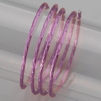 efco Aludraht Aluminiumdraht Eloxiert Prägung Welle ø 2mm x 2m, violett