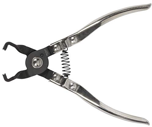 SW-Stahl 45001L Federschellenzange 192 mm - Schlauchschellenzange für KFZ | Chrom-Vanadium-Stahl Spezialzange für Federbandschellen mit 3 Enden - Ideal für Audi, VW, Seat und Skoda Leitungen