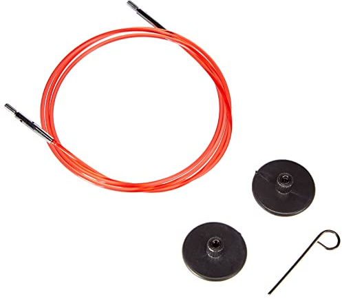 KnitPro - KnitPro Röd Utbytbar Kabel (100 cm) För Rundsticka - 1 St