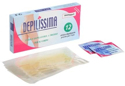 DEPILISSIMA STRISCE DEPILATORIE A FREDDO CORPO 12PZ
