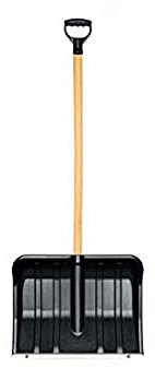 MOBILA Pala da Neve, Nervature di Rinforzo, Profilo Metallico, Altezza 119 cm