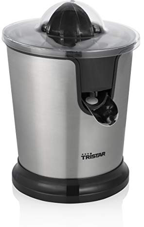 Tristar CP-3007 Exprimidor de cítricos · 85 W ·, vertido directo, 2 conos de presión de diferente tamaño, tapa transparente antipolvo, base antideslizante.