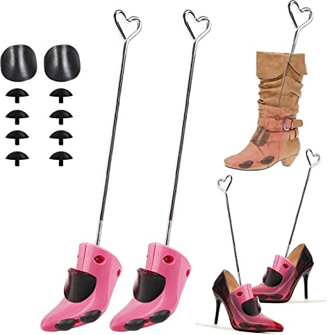 RekTak Shoe Stretcher Women, Boot Stretcher For Wide Feet Shoe Expander Adjustable Width, Shoe Widener Shoe Trees For Women