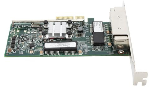 Tarjeta de Red PCIe Gigabit, Adaptador Ethernet PCI Express, Profesional Eficiente 10 100 1000 Mbps para Chip BCM95719 Adaptador Ethernet PCI Express de 4 Puertos para PC