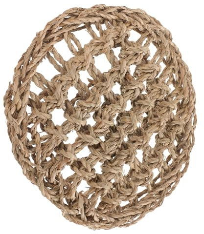BESPORTBLE Bearded Dragon Klettermatte Aus Gewebtem Material Runde Reptilienfreundliche Krabbelfläche Lizard Nest Bed Für Bartagamen Und Geckos