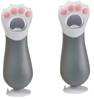 OKUMEYR 2piezas Abridor De Botellas Creativo Forma De Patita De Gato Destapador Divertido y Práctico Para Cervezas Vinos Para Fiestas y Eventos