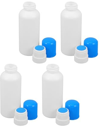 JECOMPRIS 100ml Spruzzetta da Laboratorio Testa in Spugna in Plastica | 4 Pezzi, Dosaggio Uniforme e Anti-perdita, per Oli Essenziali e Colla, Uso Creativo e Cosmetico