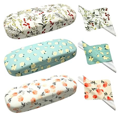 FZSECRIU 3 etui lunettes rigide，boite a lunette，étui à lunettes，boite lunette，étui lunettes