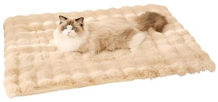 Kissen für Hundekäfig, Schlafmatte für Katzen | Weiches Kissen zum Schlafen für Hunde, warmes Thermokissen für Haustiere, maschinenwaschbar, warme und weiche Matte für Haustiere
