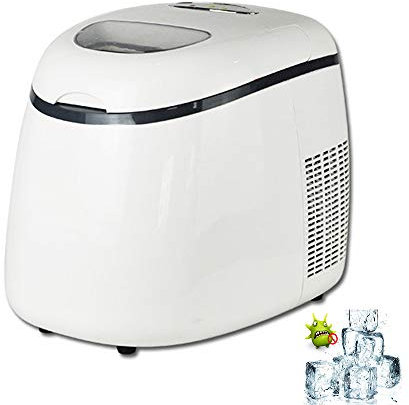 LYDBMYT Máquina para fabricar Hielo de encimera, máquina para fabricar Cubitos de Hielo portátil, Produce 22 Libras de Hielo en 24 Horas; los Cubitos de Hielo están listos en 10 a 13 Minutos